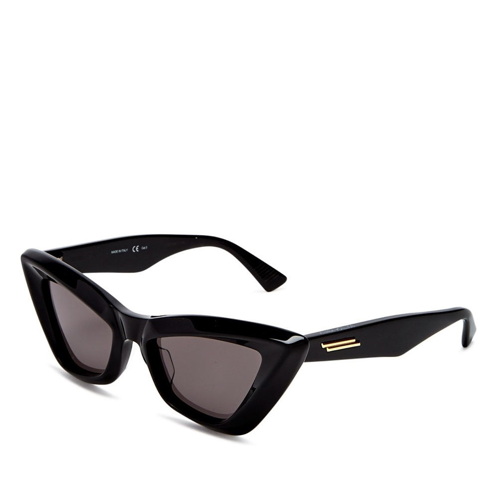 Like New Bottega sunglasses in black. Cat Eye Sunglasses, 53mm
